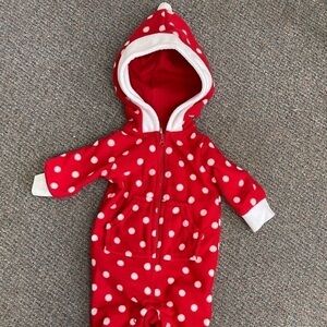 🚨CLEARANCE 0124-102 Red and White Polka Dot Outfit